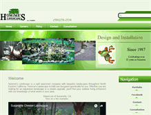 Tablet Screenshot of hommeslandscape.com